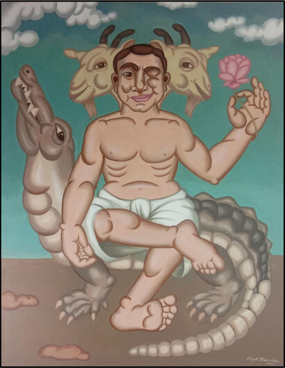 Facade - a Paint Artowrk by kajal karmakar